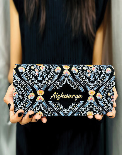 Glimmer Chic Compact Wallet Clutch