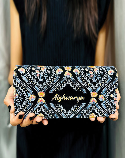 Glimmer Chic Compact Wallet Clutch