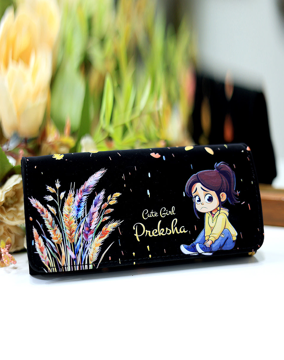 Charming Cute Girl Wallet Clutch