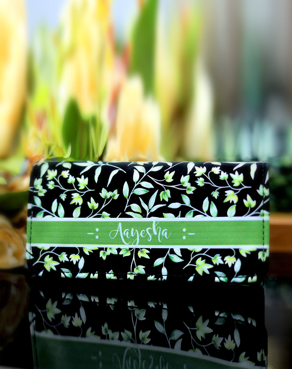 Green Grace Petal Wallet Clutch