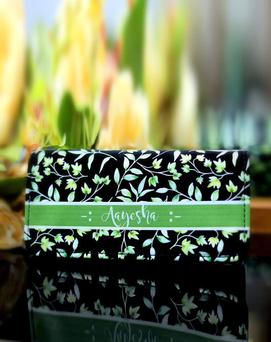 Green Grace Petal Wallet Clutch