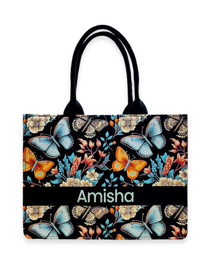 Colourful Butterfly Tote Bag