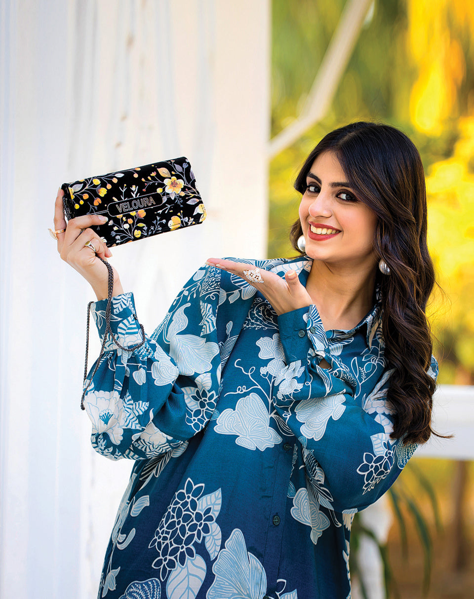Chic Letters Wallet Clutch