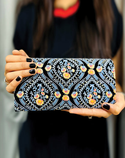 Glimmer Chic Compact Wallet Clutch