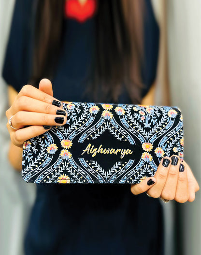 Glimmer Chic Compact Wallet Clutch