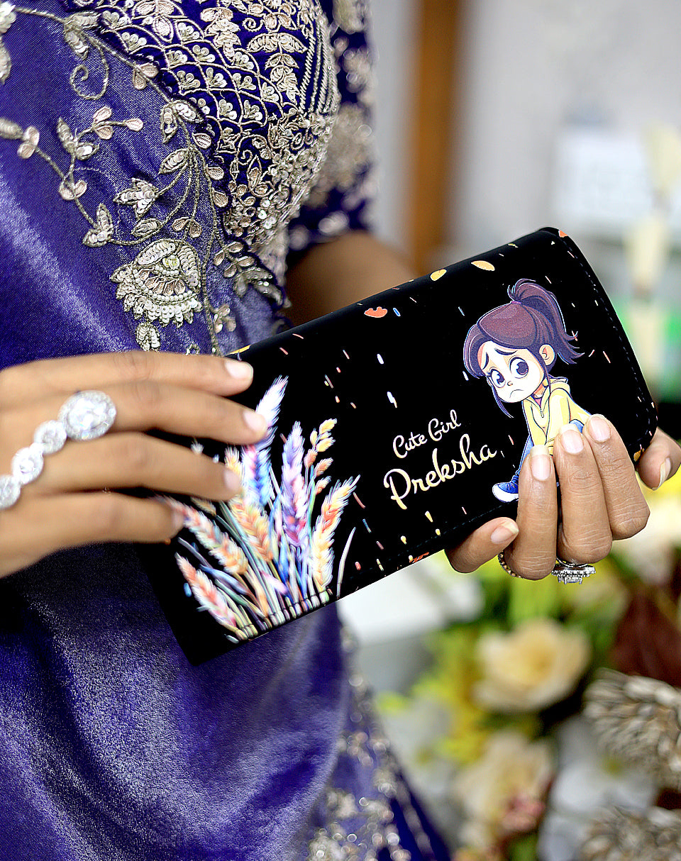 Charming Cute Girl Wallet Clutch