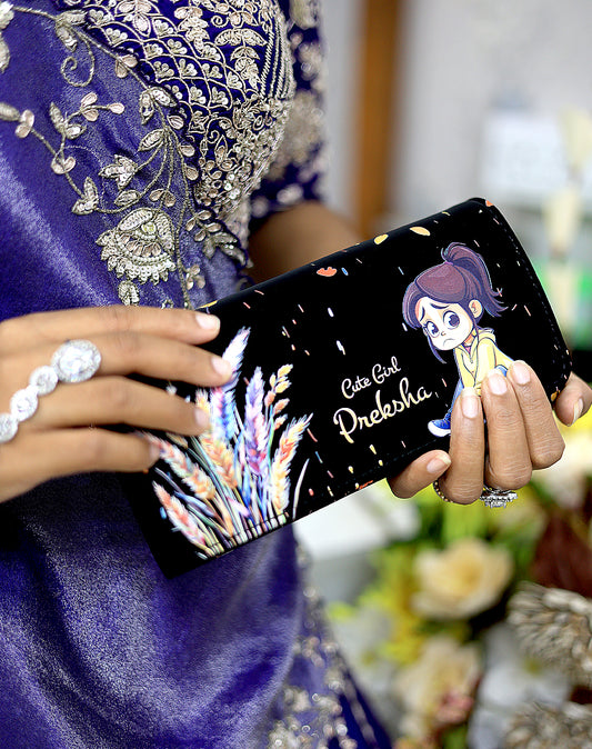 Charming Cute Girl Wallet Clutch