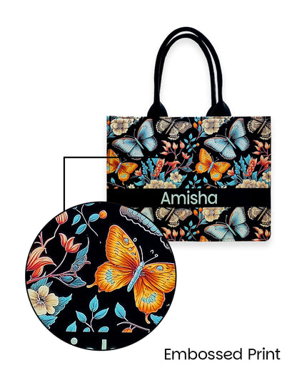 Colourful Butterfly Tote Bag