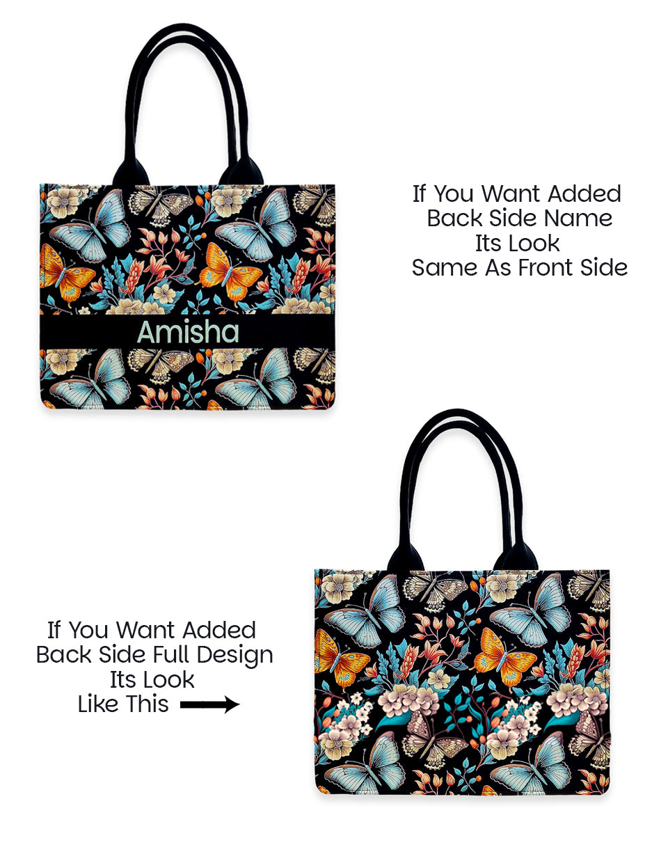 Colourful Butterfly Tote Bag