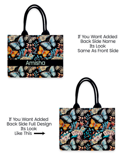 Colourful Butterfly Tote Bag